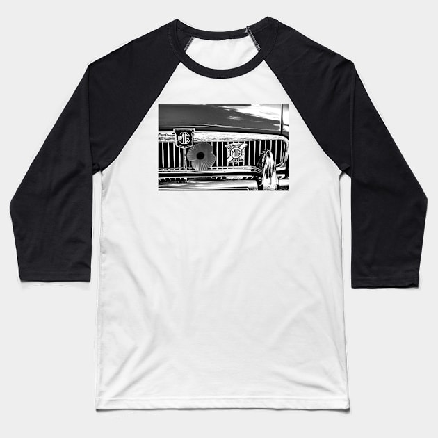 MG Sports Motor Car Baseball T-Shirt by AndyEvansPhotos